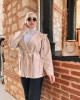 TASARIM BLAZER CEKET BEJ