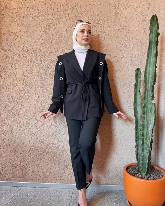 TASARIM BLAZER CEKET SİYAH