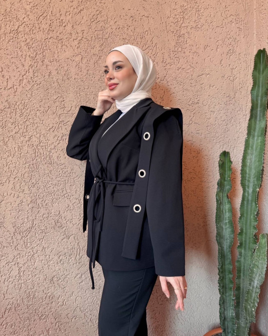 TASARIM BLAZER CEKET SİYAH