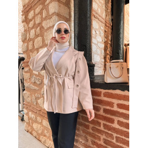 TASARIM BLAZER CEKET BEJ