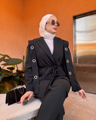 TASARIM BLAZER CEKET SİYAH