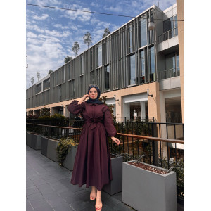 BAĞLAMALI ETEKLİ TAKIM BORDO